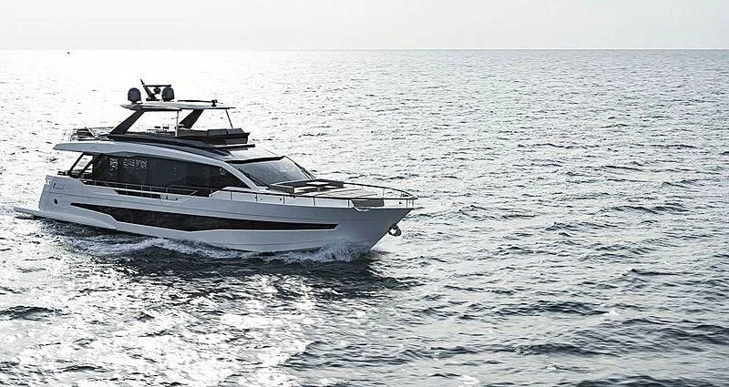 a boat in the water aboard SO SO NICE Yacht for Sale