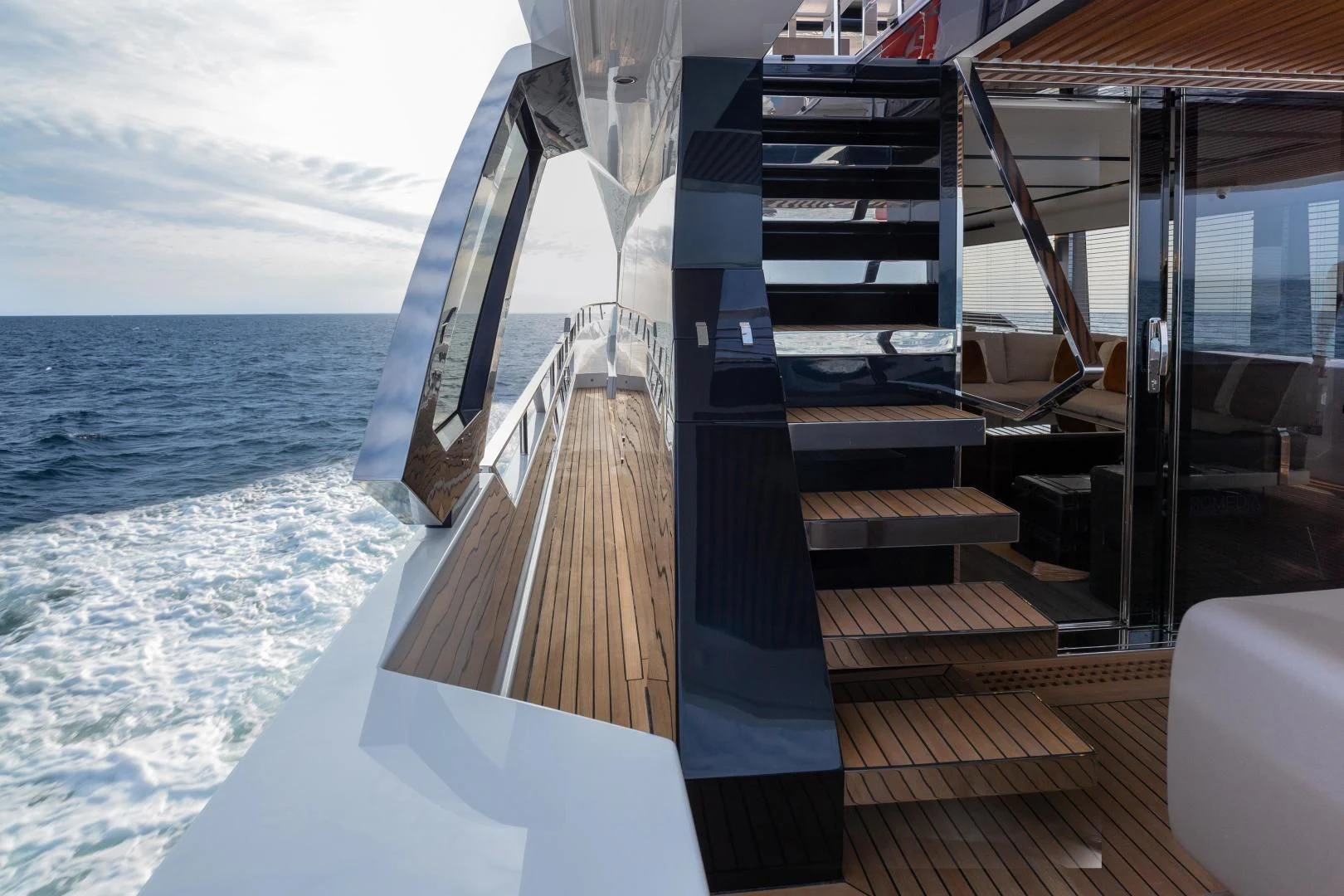 a boat on the water aboard SO SO NICE Yacht for Sale