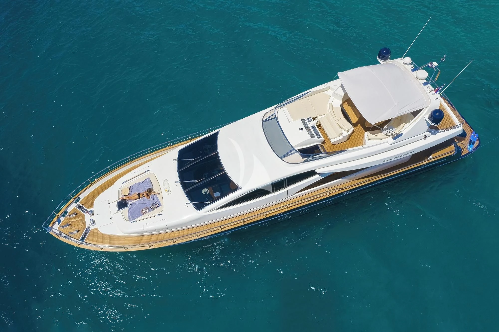 a boat on the water aboard 888 Yacht for Sale