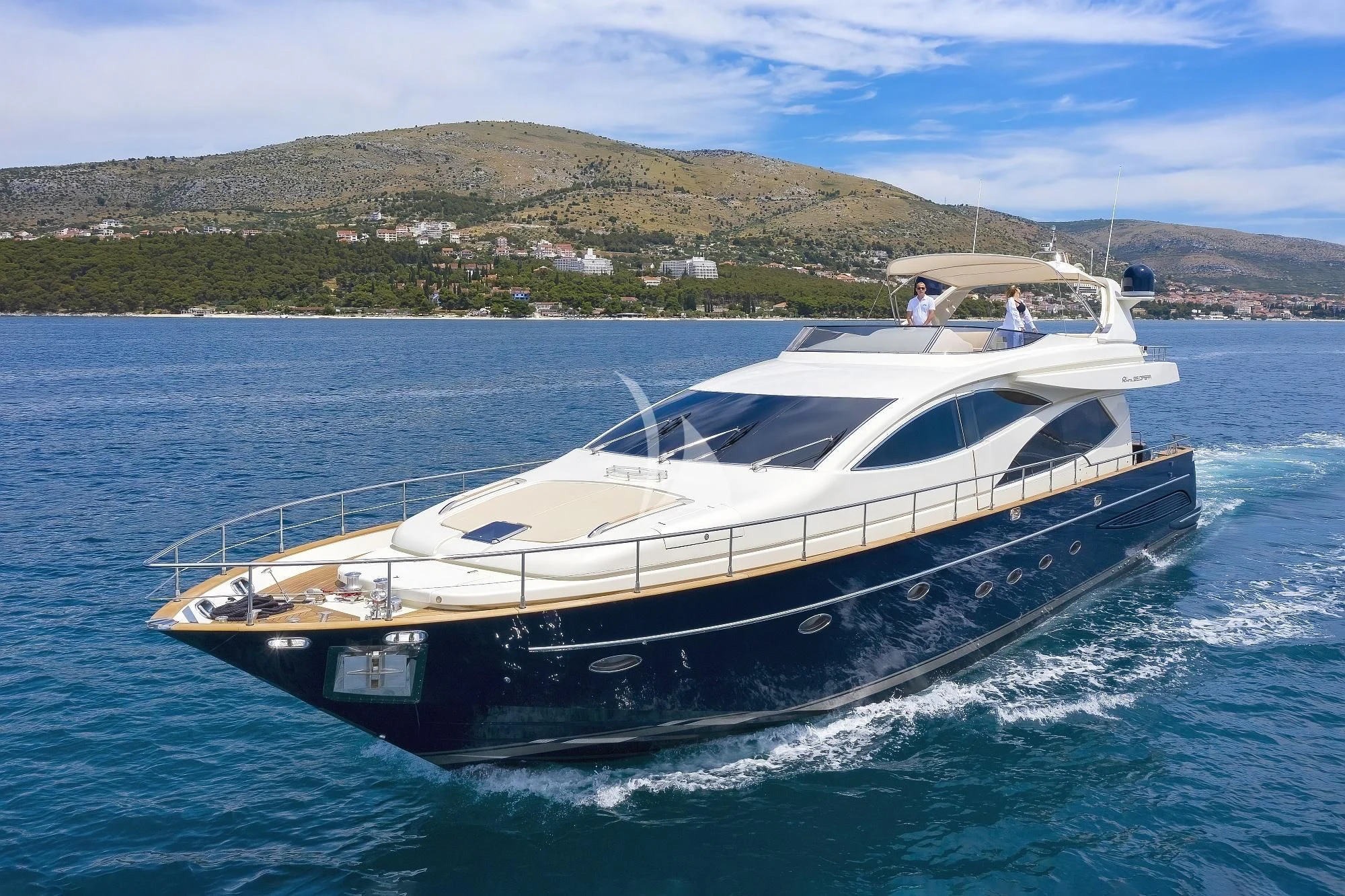 a boat on the water aboard 888 Yacht for Sale