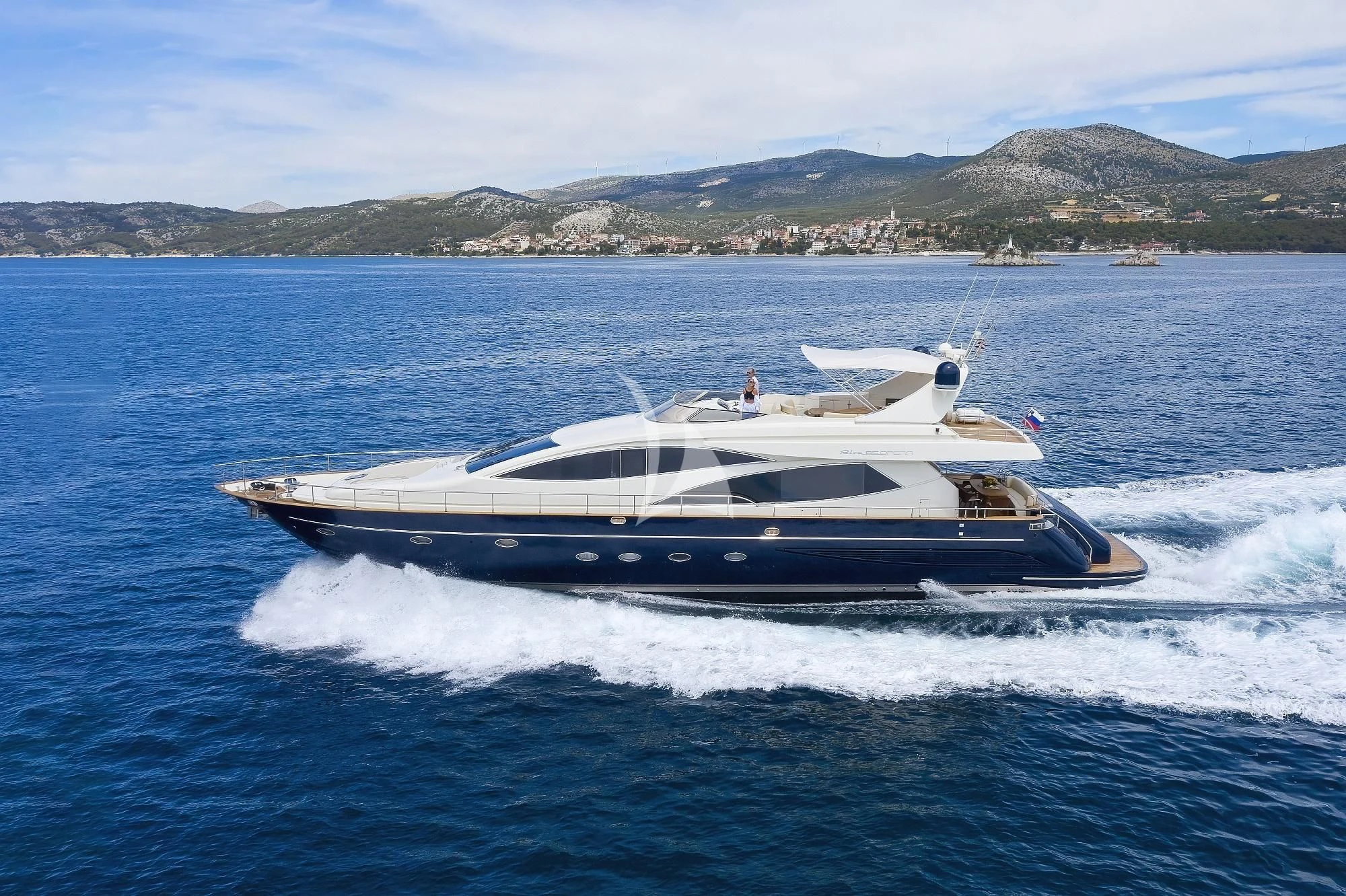 a boat on the water aboard 888 Yacht for Sale