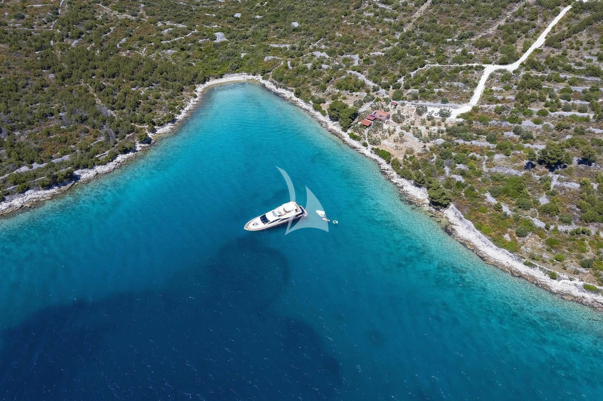 a boat on the water aboard 888 Yacht for Sale