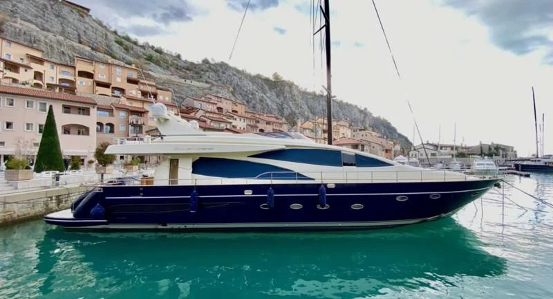 a boat in the water aboard 888 Yacht for Sale