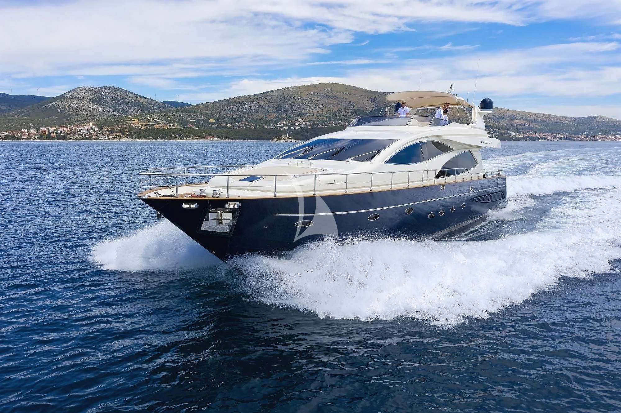 a boat on the water aboard 888 Yacht for Sale