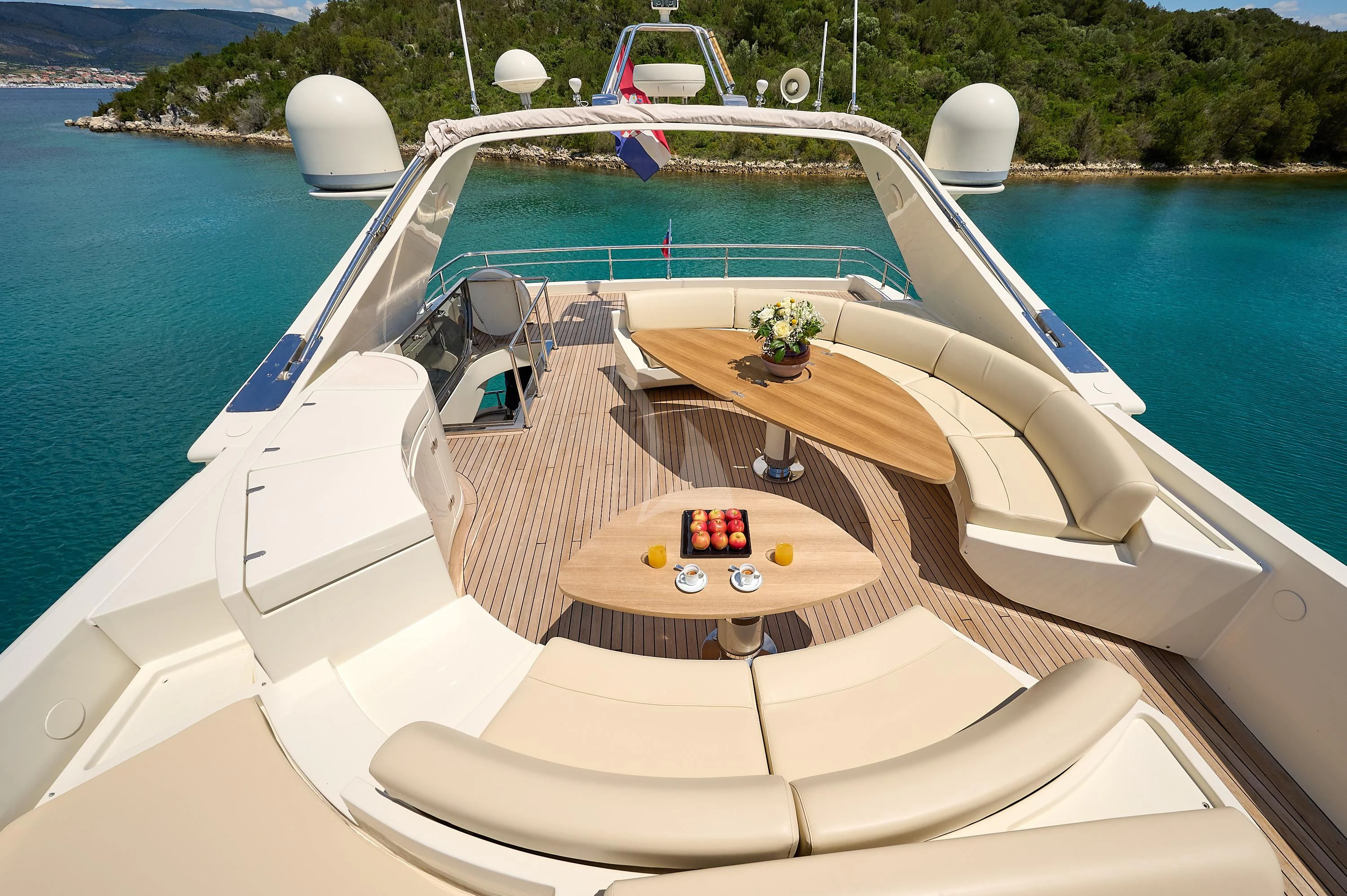 a boat on the water aboard 888 Yacht for Sale