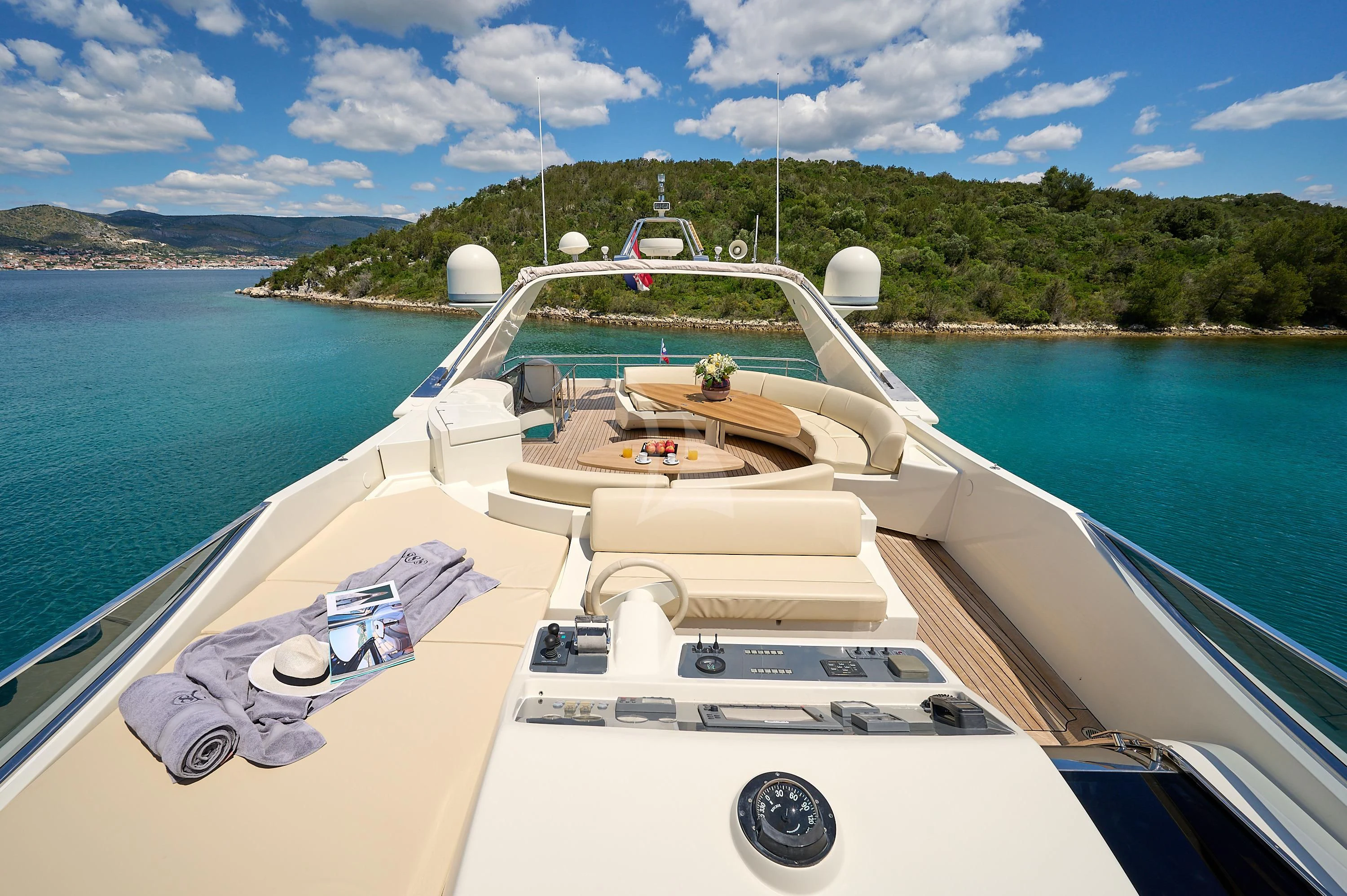 a boat on the water aboard 888 Yacht for Sale