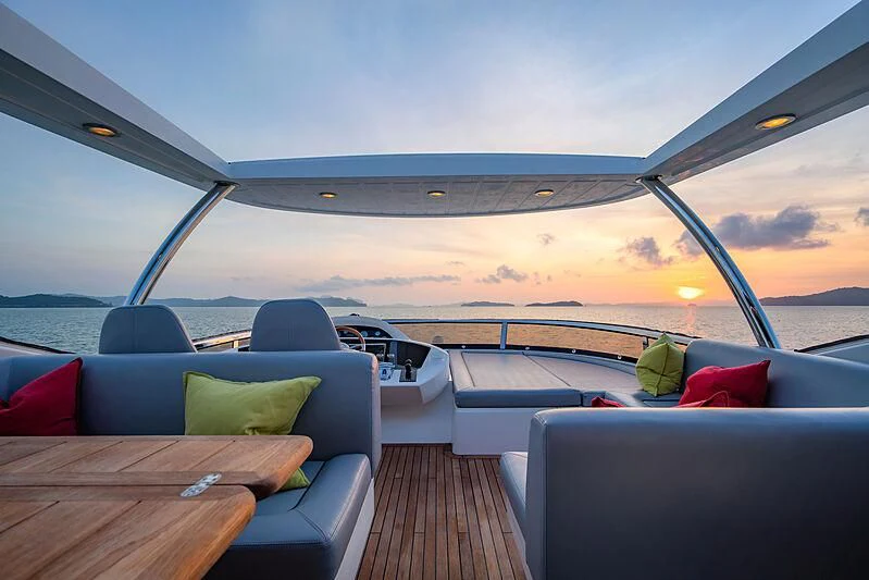 a boat on the water aboard SYDNEY Yacht for Charter
