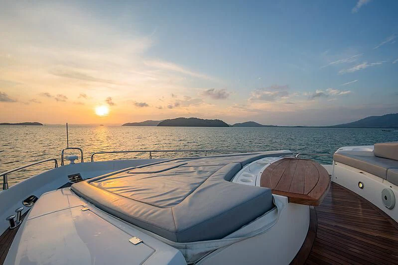 a boat on the water aboard SYDNEY Yacht for Charter