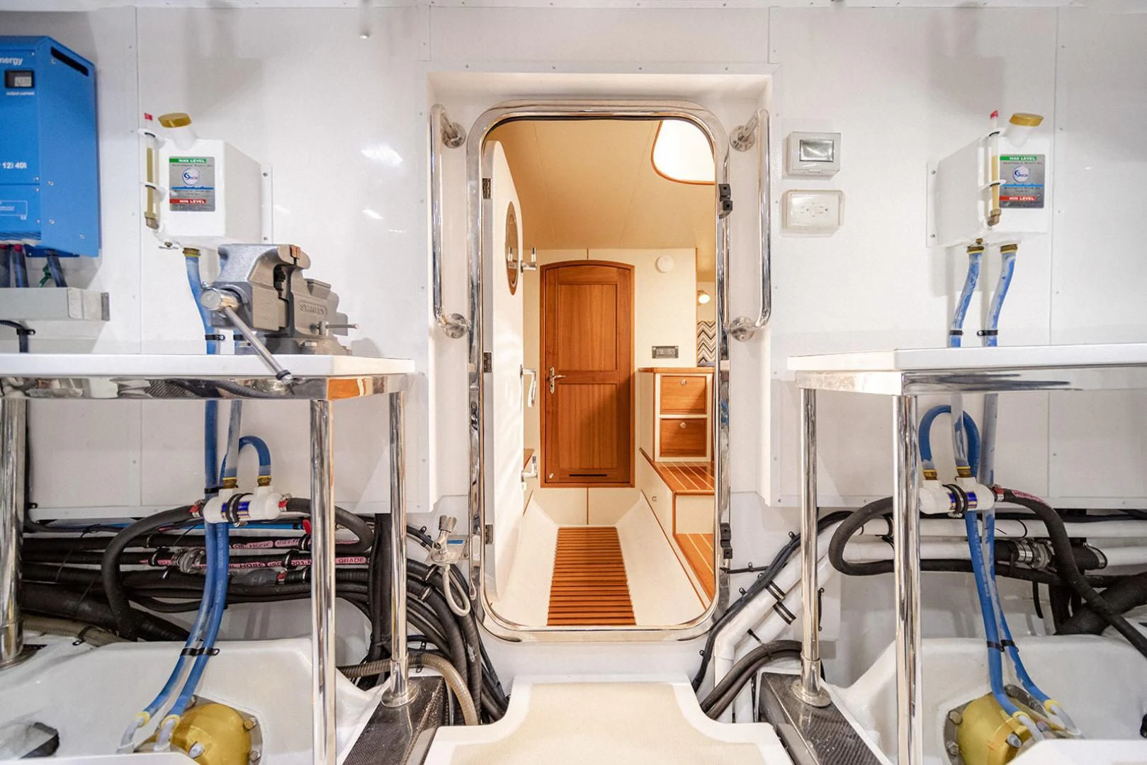a room with equipment and equipment aboard EASYWAY Yacht for Sale