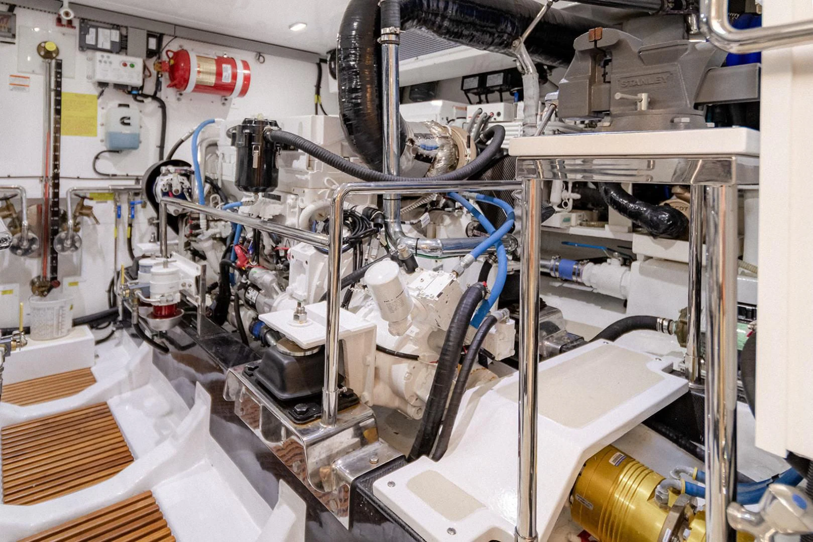 a machine in a factory aboard EASYWAY Yacht for Sale