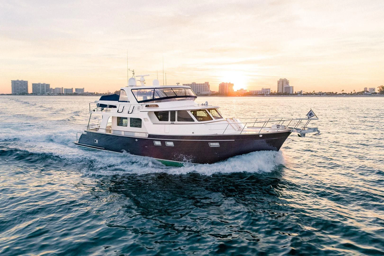 a boat in the water aboard EASYWAY Yacht for Sale