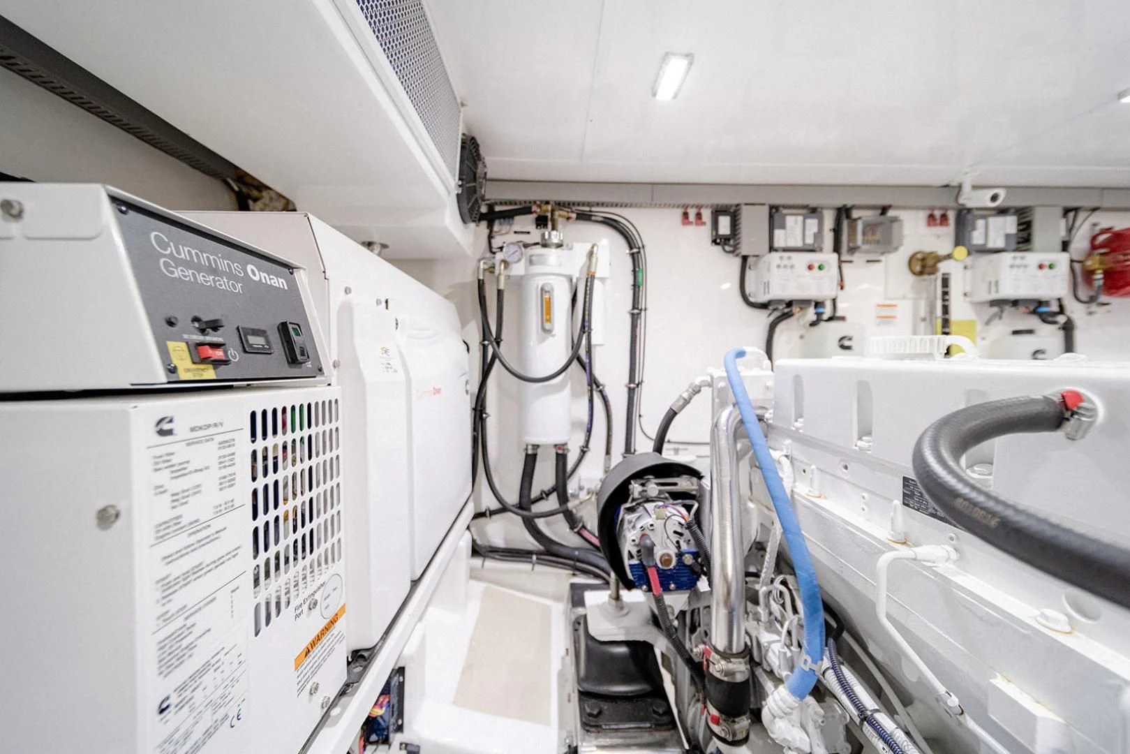 a white machine with wires aboard EASYWAY Yacht for Sale