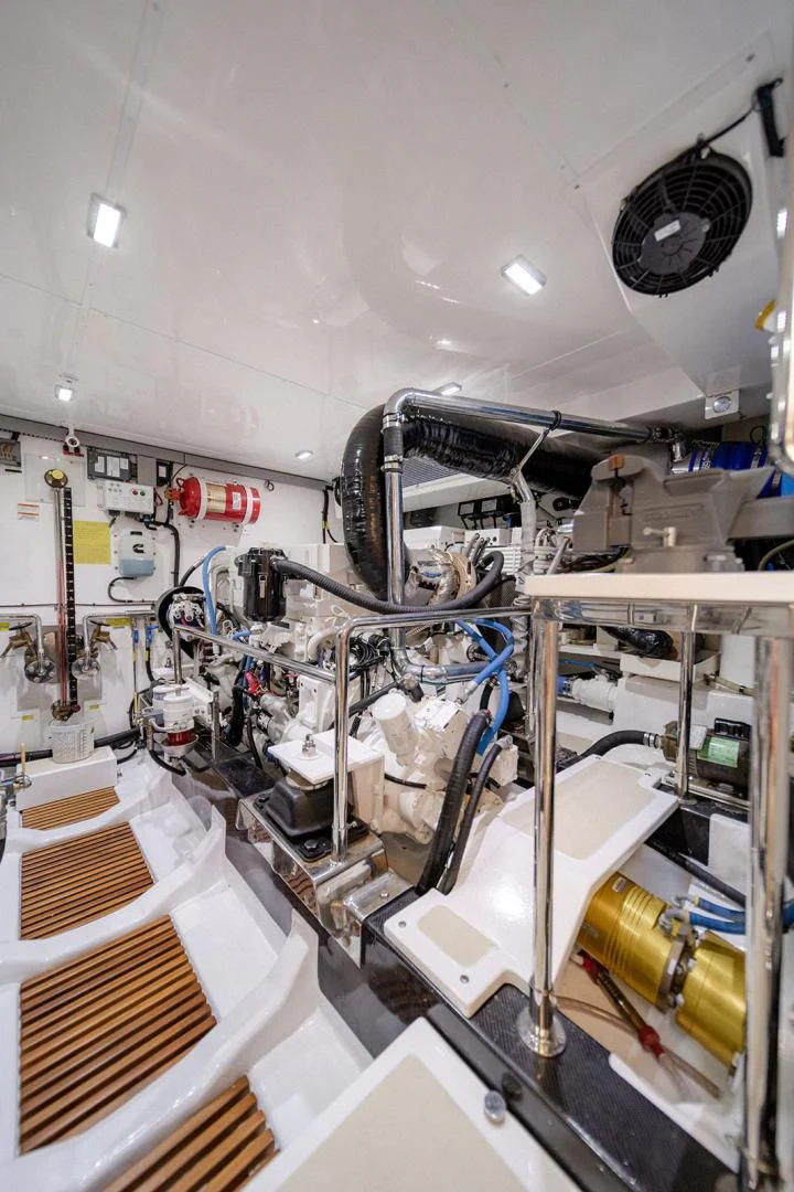 a machine in a factory aboard EASYWAY Yacht for Sale
