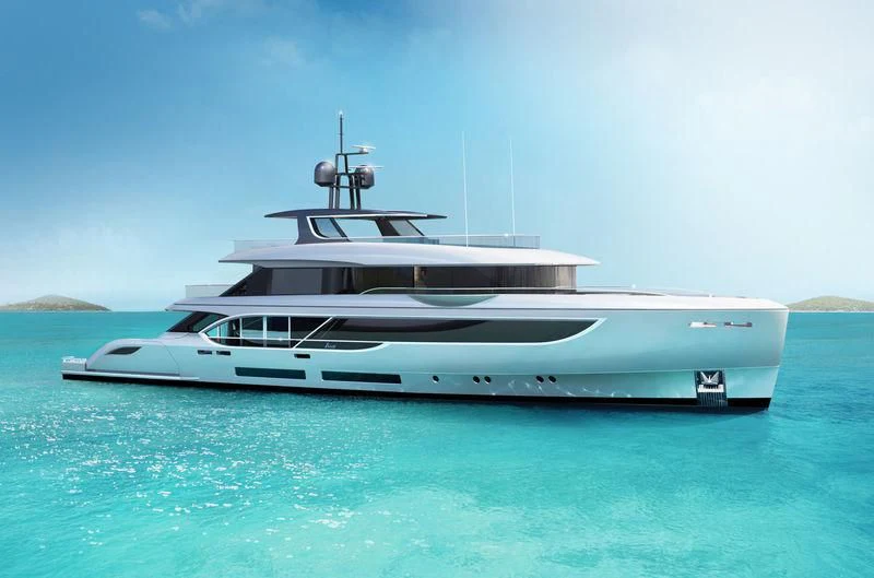 a boat in the water aboard JOY Yacht for Sale