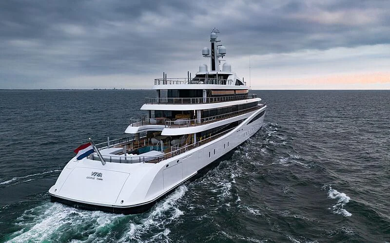 a boat on the water aboard DEFY Yacht for Sale