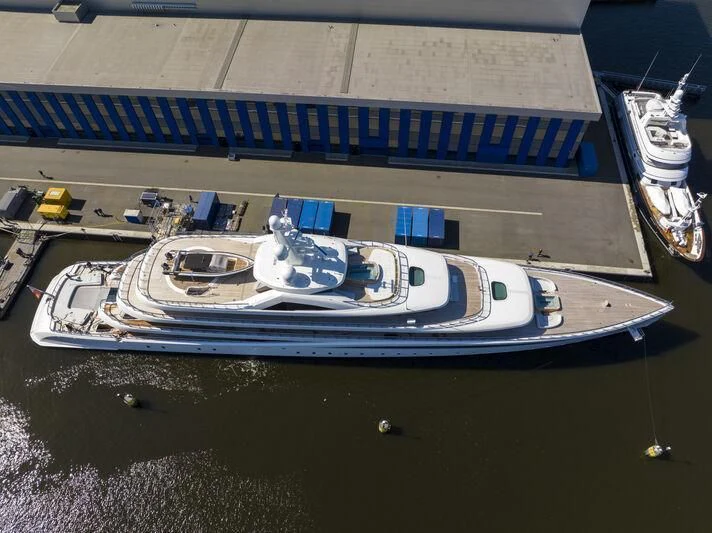 a boat on the water aboard DEFY Yacht for Sale