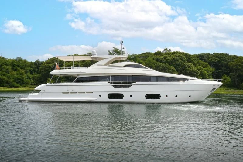 a boat on the water aboard IN TOO DEEP Yacht for Sale