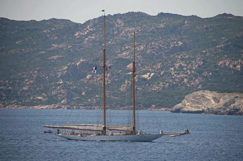 a boat on the water aboard ELENA OF LONDON Yacht for Sale