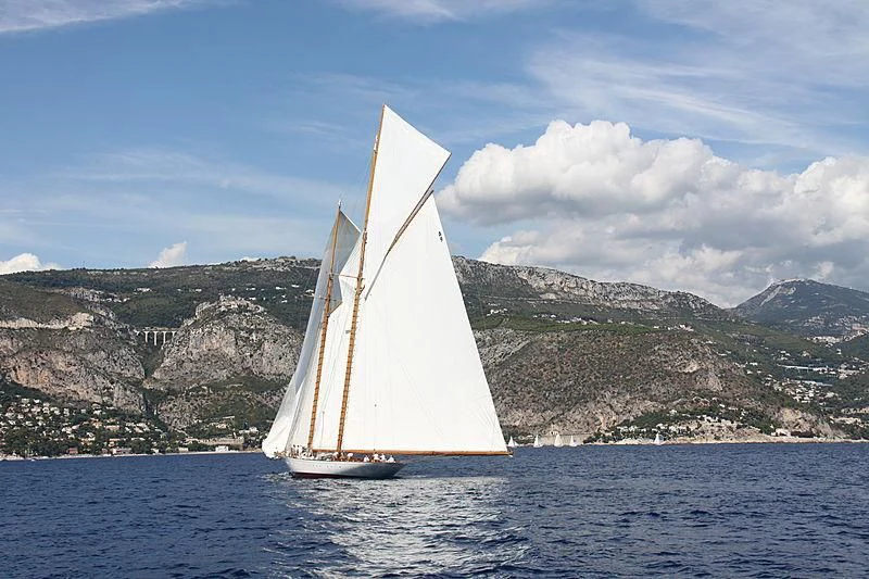 a sailboat on the water aboard ELENA OF LONDON Yacht for Sale