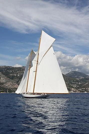 a sailboat on the water aboard ELENA OF LONDON Yacht for Sale