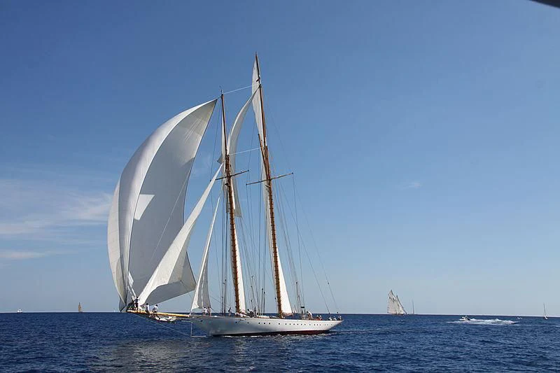 a sailboat on the water aboard ELENA OF LONDON Yacht for Sale