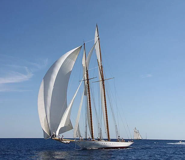 a sailboat on the water aboard ELENA OF LONDON Yacht for Sale