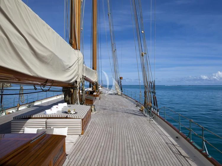 a boat on the water aboard ELENA OF LONDON Yacht for Sale
