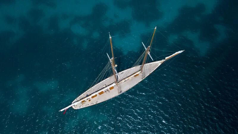 a space ship in space aboard ELENA OF LONDON Yacht for Sale