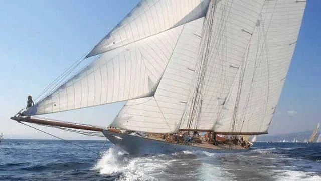a sailboat on the water aboard ELENA OF LONDON Yacht for Sale