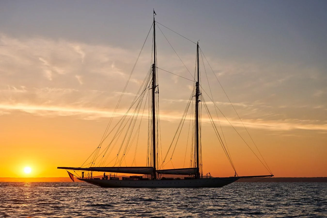 a sailboat in the water aboard ELENA OF LONDON Yacht for Sale