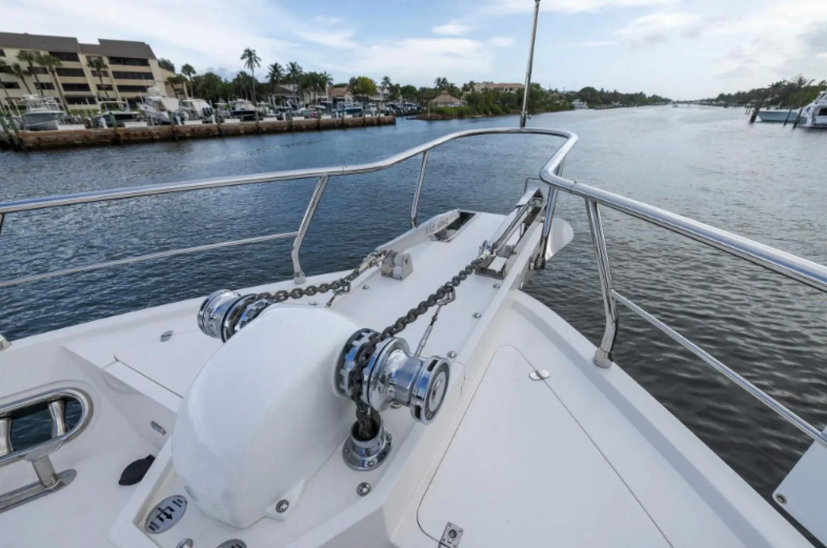 a boat on the water aboard WRITE SOON Yacht for Sale