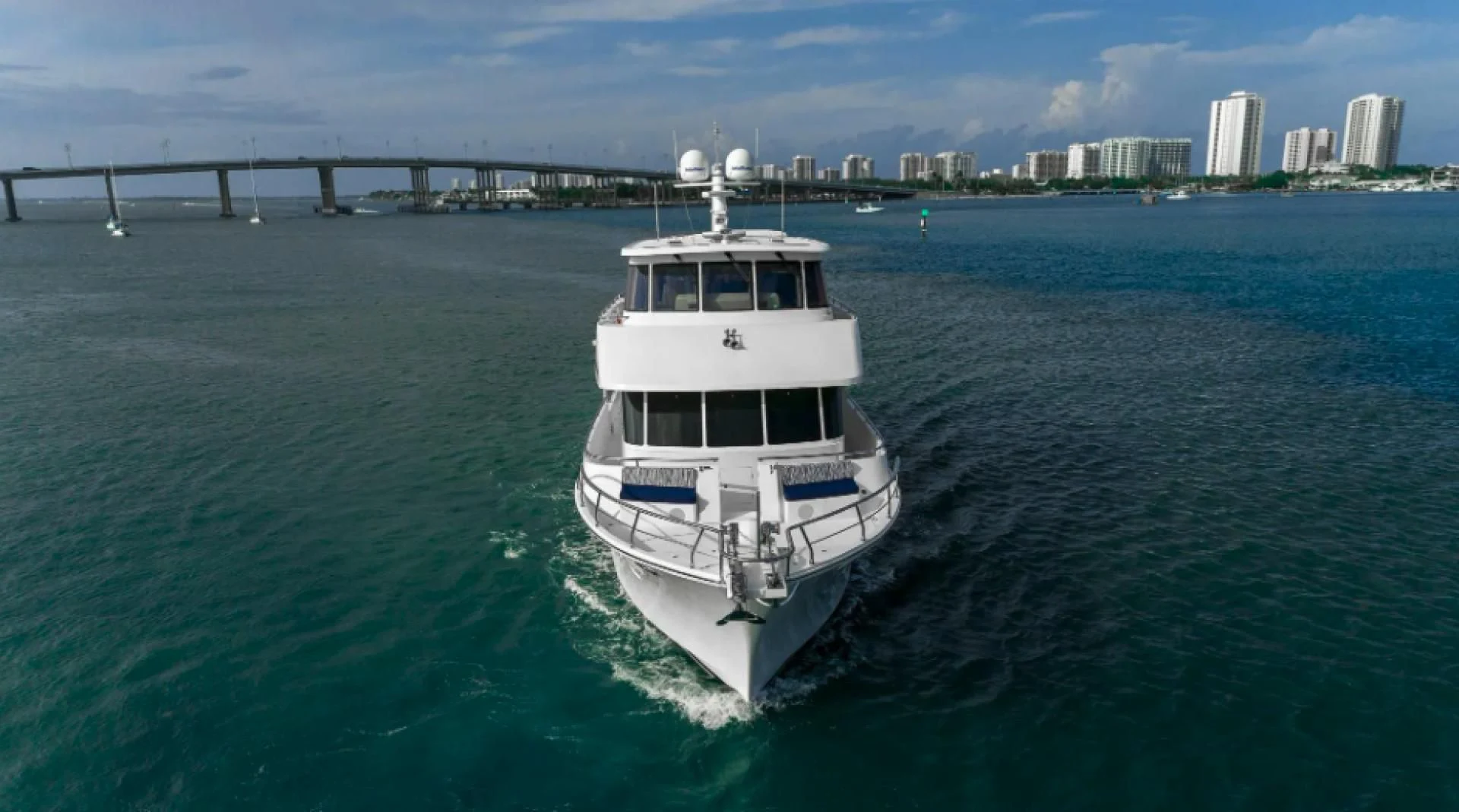 a boat sailing in the water aboard WRITE SOON Yacht for Sale