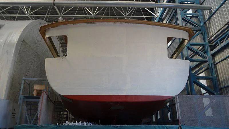 a large white container aboard FARMONT/PEER GYNT 38M Yacht for Sale