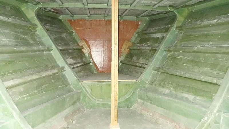 a large wooden structure aboard FARMONT/PEER GYNT 38M Yacht for Sale