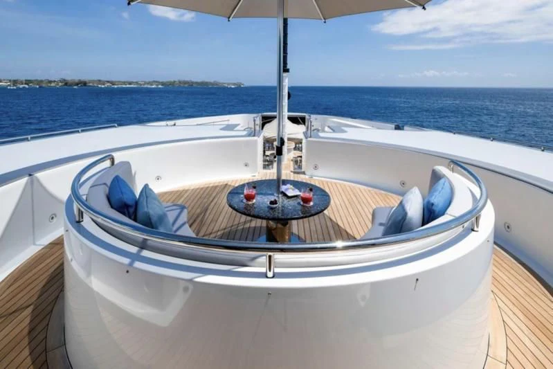 a boat on the water aboard ATLAS Yacht for Sale