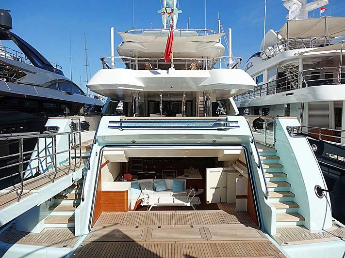 a boat on the water aboard LATONA Yacht for Sale