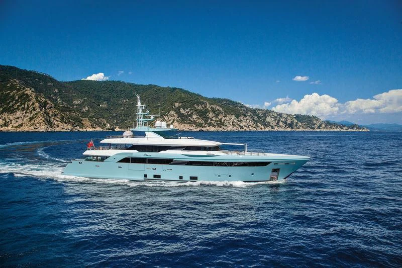 a boat on the water aboard LATONA Yacht for Sale