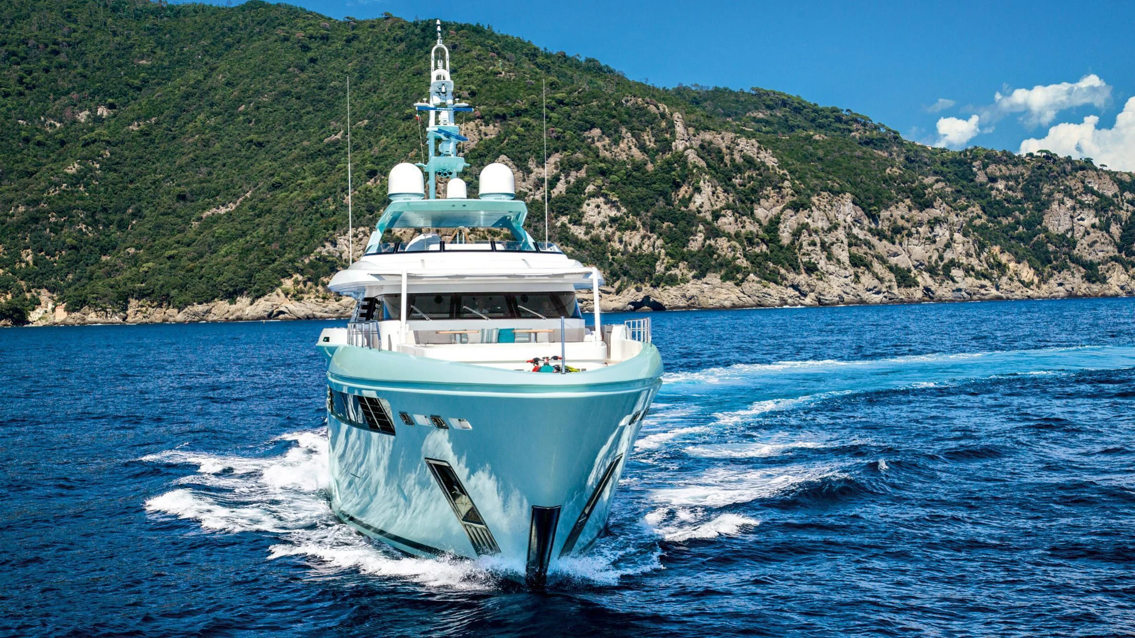 a boat on the water aboard LATONA Yacht for Sale