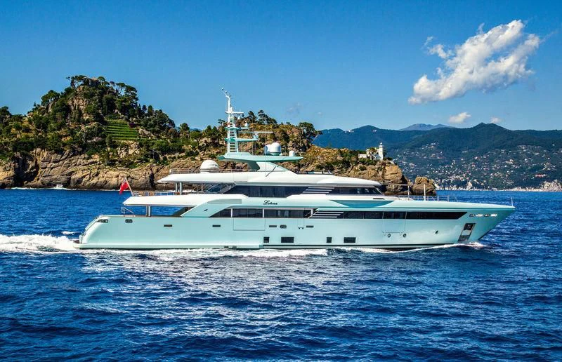 a boat on the water aboard LATONA Yacht for Sale