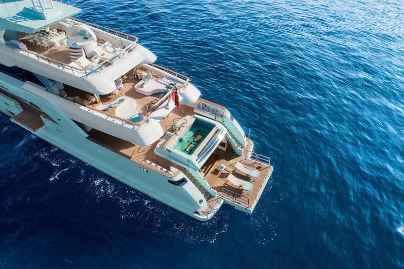 a boat on the water aboard LATONA Yacht for Sale