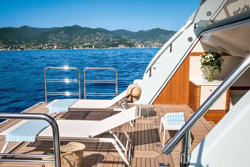 a boat on the water aboard LATONA Yacht for Sale