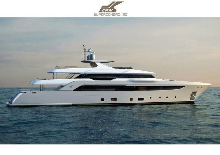 a white yacht in the water aboard LATONA Yacht for Sale