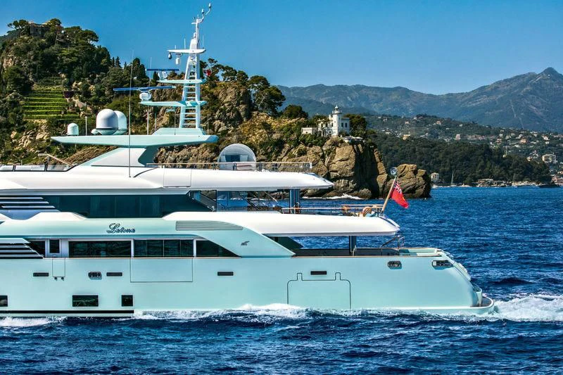 a boat on the water aboard LATONA Yacht for Sale