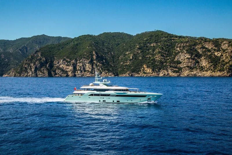 a boat on the water aboard LATONA Yacht for Sale