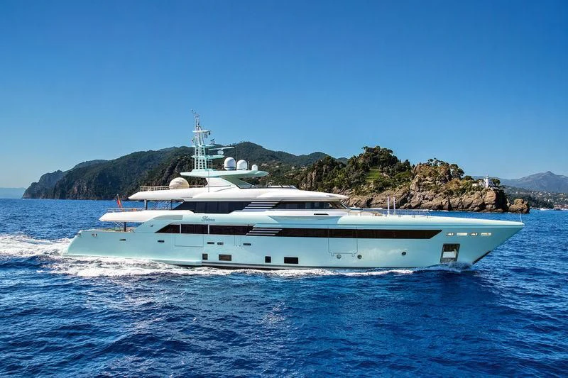 a boat on the water aboard LATONA Yacht for Sale