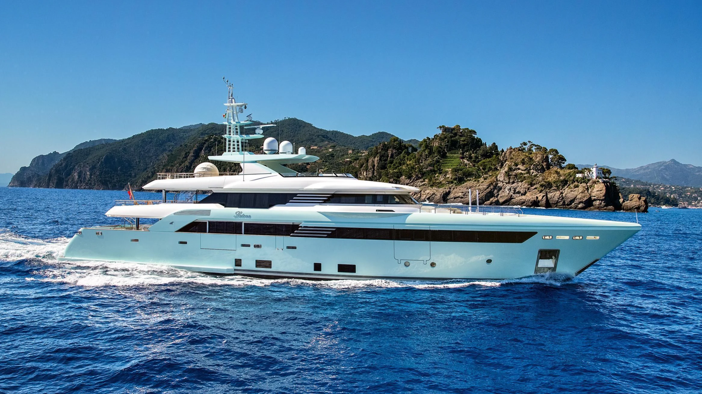 a boat on the water aboard LATONA Yacht for Sale