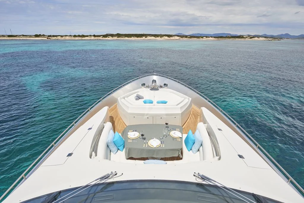 a boat on the water aboard DANZAS Yacht for Sale