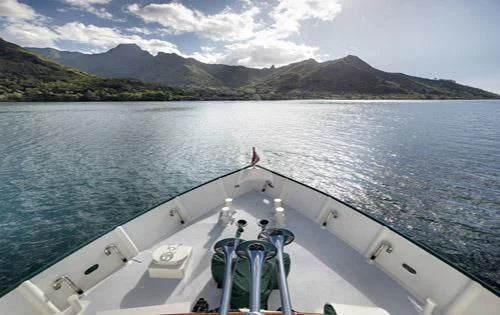 a boat on the water aboard ASKARI Yacht for Sale