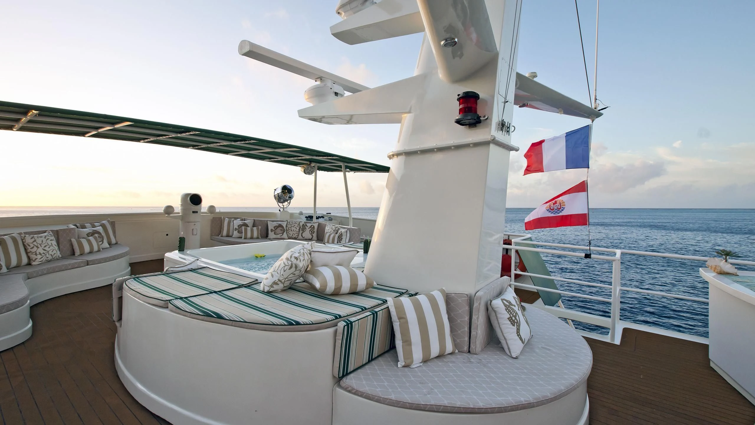 a boat on the water aboard ASKARI Yacht for Sale