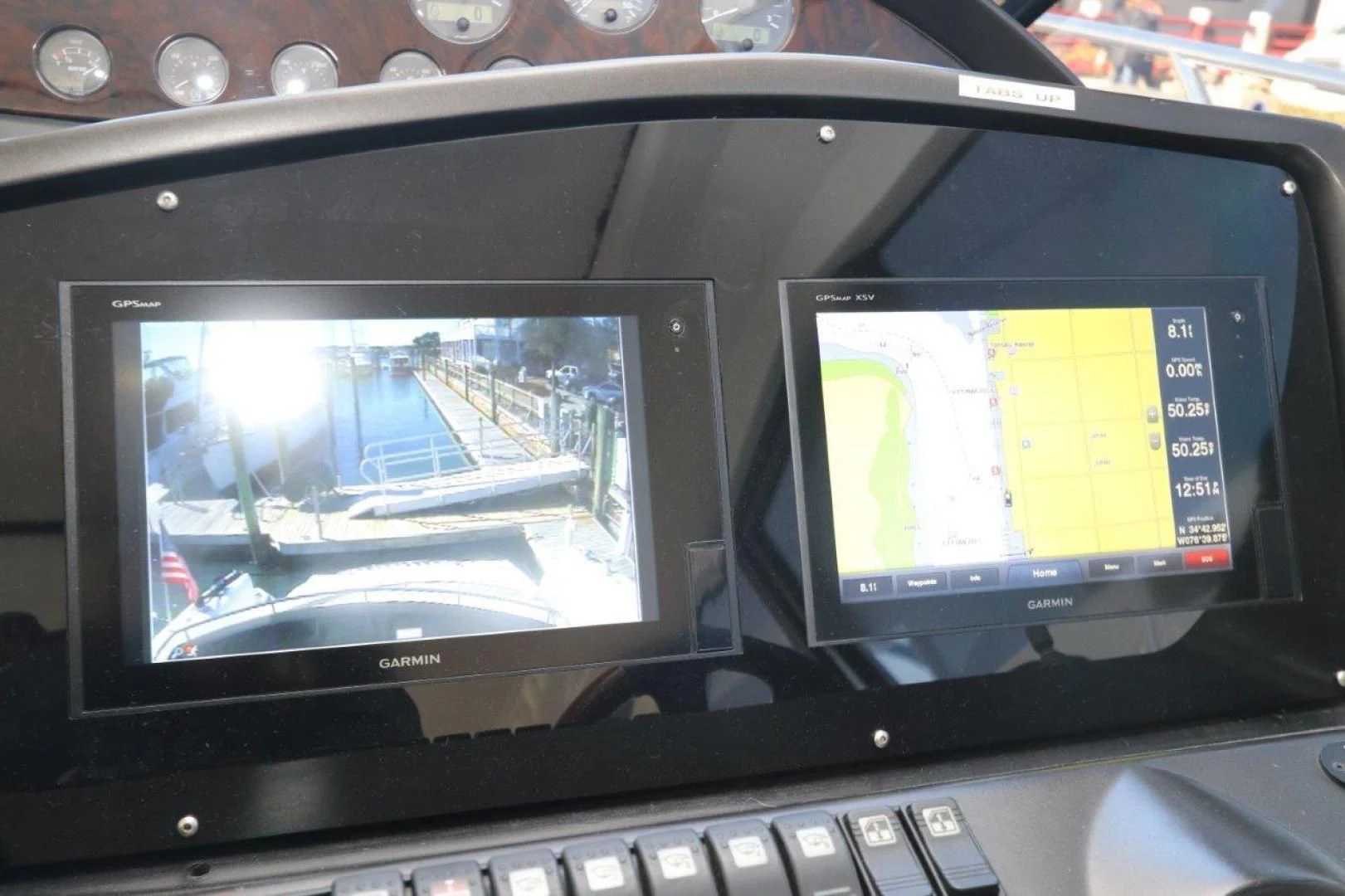 a monitor and keyboard aboard SECOND THOUGHTS Yacht for Sale